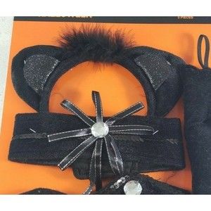 Cat | Costumes | Black Cat Cosplay Costume Halloween Play Dress Up 5